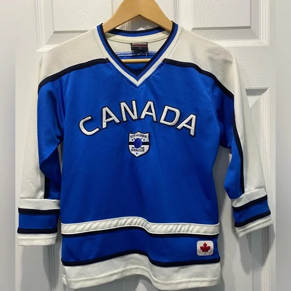 🔴2/$10 SALE🔴 Canada 50 Goal Club Kids Hockey Jersey - Picture 1 of 4